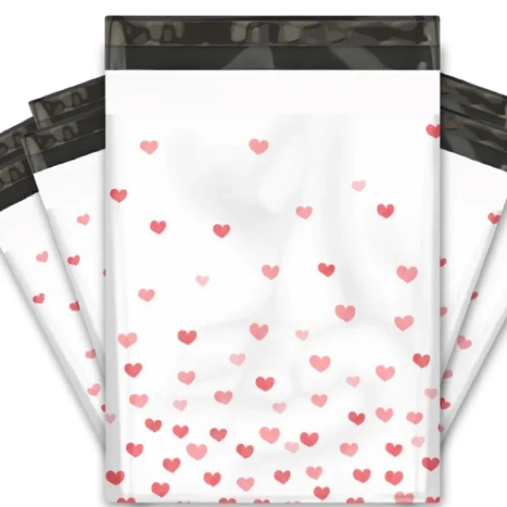 Poly mailers Insert cards Stickers Valentine